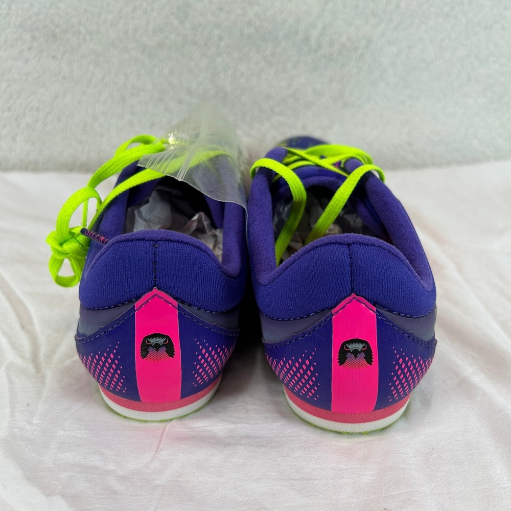 New Balance MD500 P5 Womens 8 Purple Pink Yellow Track Field Racing Spikes NEW - Picture 5 of 16